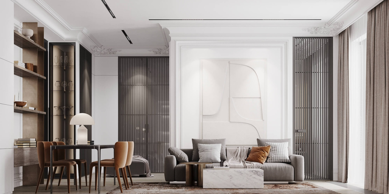 Обложка проекта: Квартира в ЖК Триумф Палас 50 кв.м.