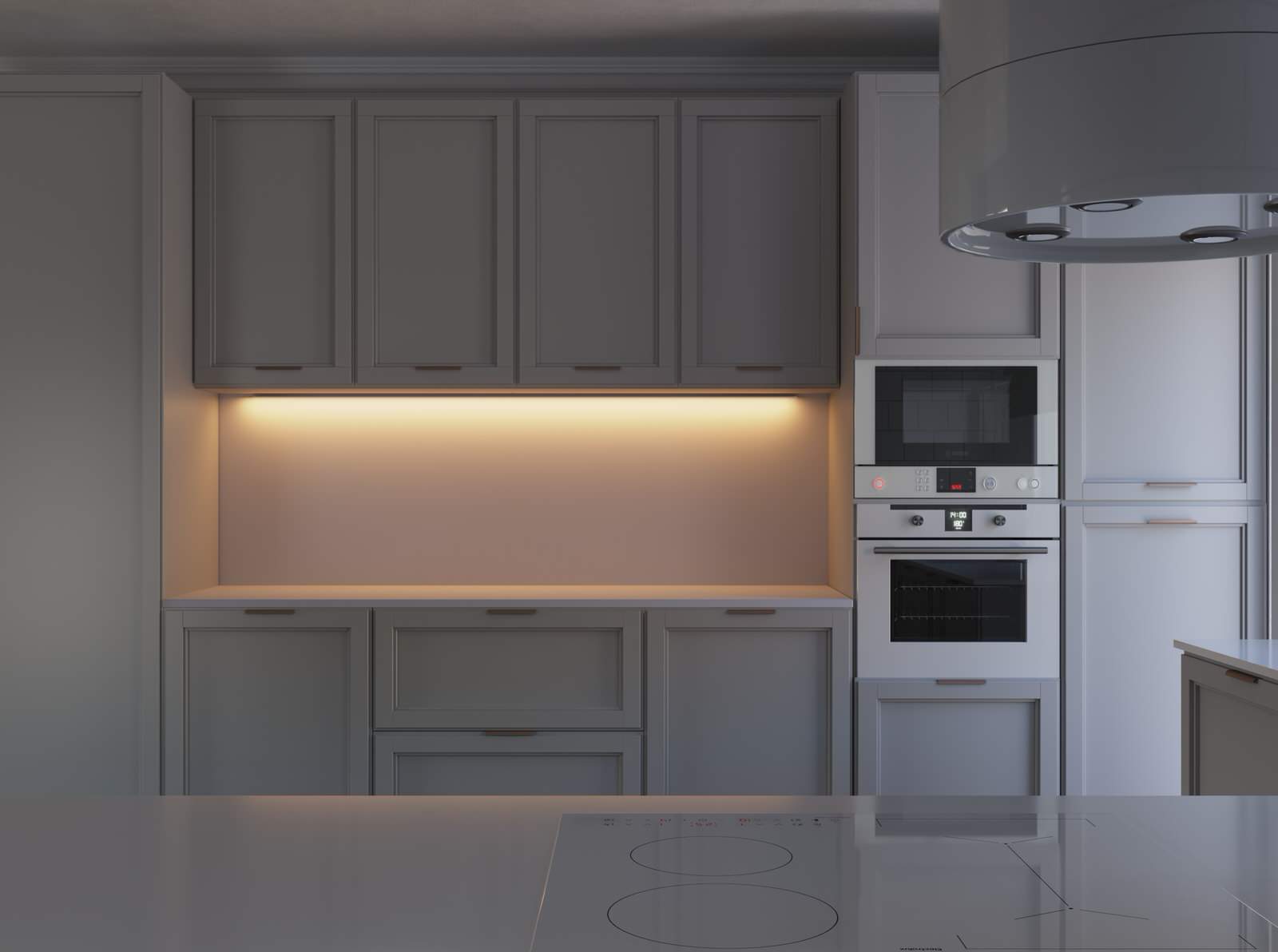 Обложка проекта: Большая кухня - гостиная в загородном доме