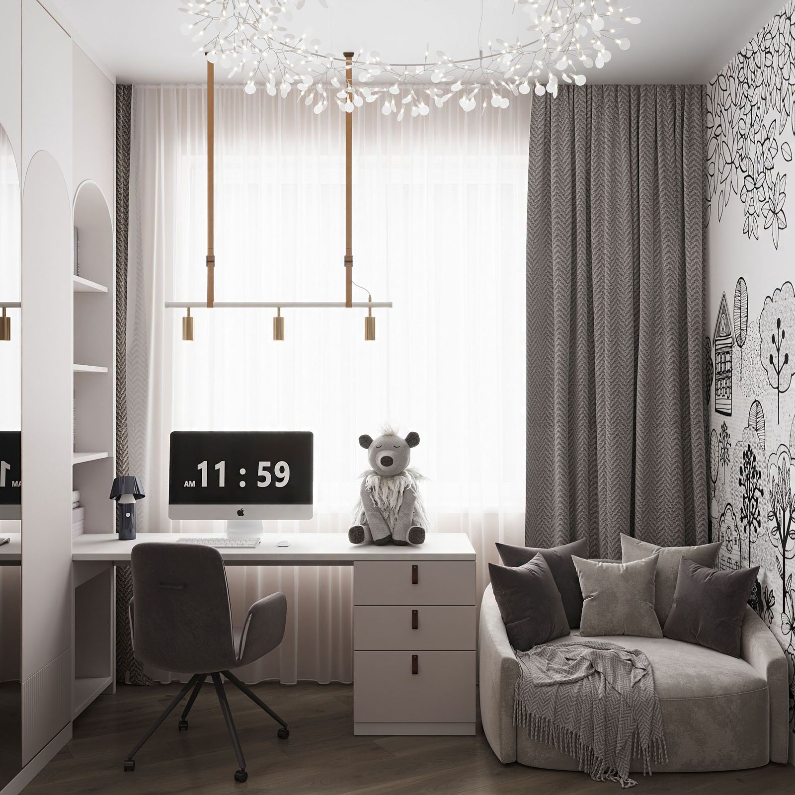 Дизайн-проект квартиры в ЖК Питер