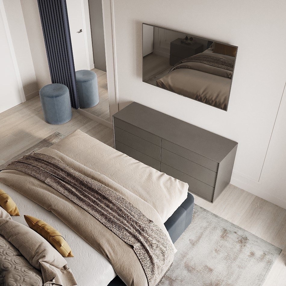 синяя спальня