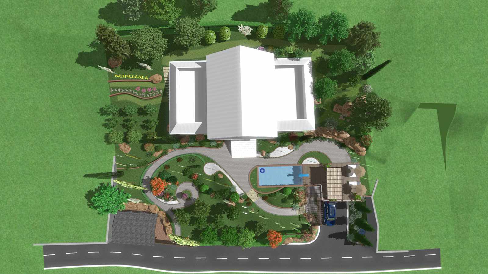 Приусадебный участок индивидуального жилого дома