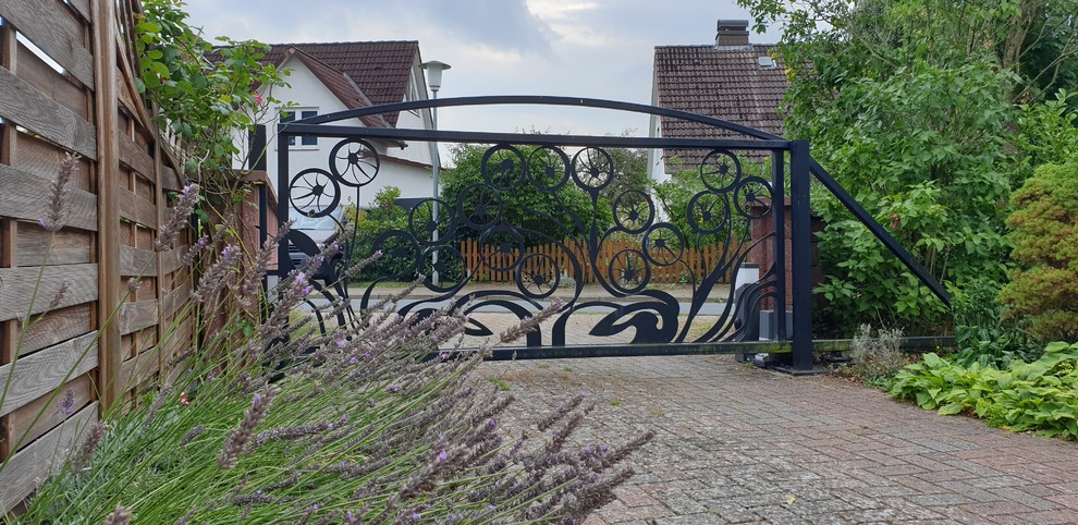 Ворота в стиле модерн