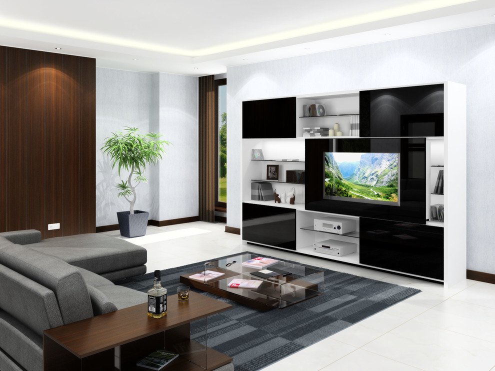 Мебель в интерьере. Часть 3. Гостиные, прихожие.