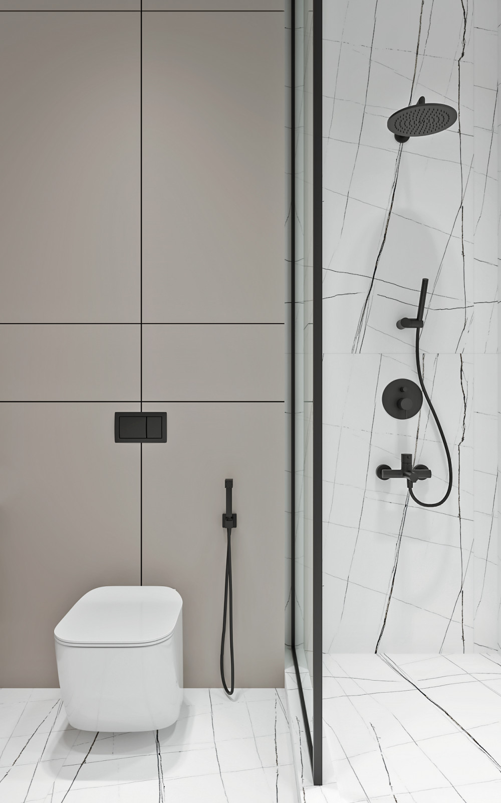 САНУЗЕЛ В СТИЛЕ БУРЖУАЗНАЯ ЭКЛЕКТИКА В ЖК ЯМАЙКА 3