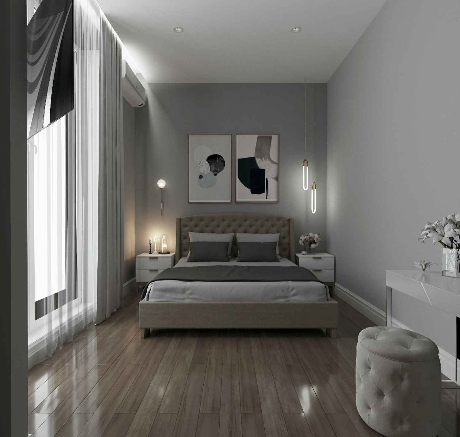 Дизайн-проект 2-комнатной квартиры м. Улица 1905 года