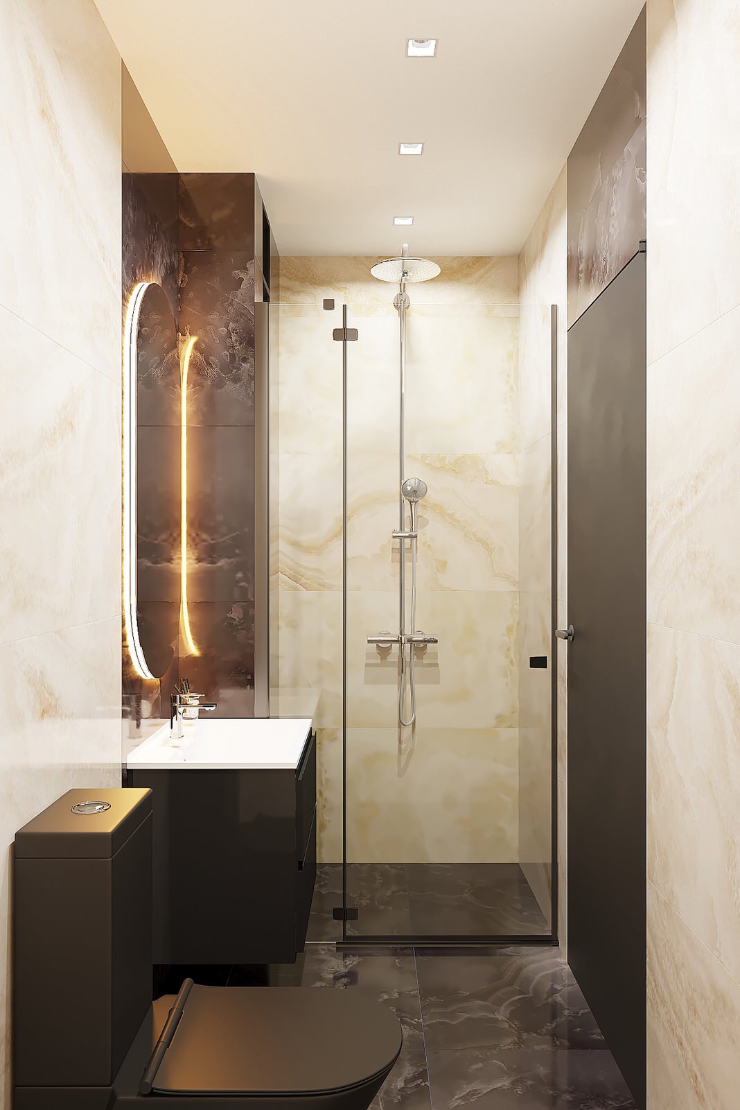 Двухуровневая квартира для молодой семьи