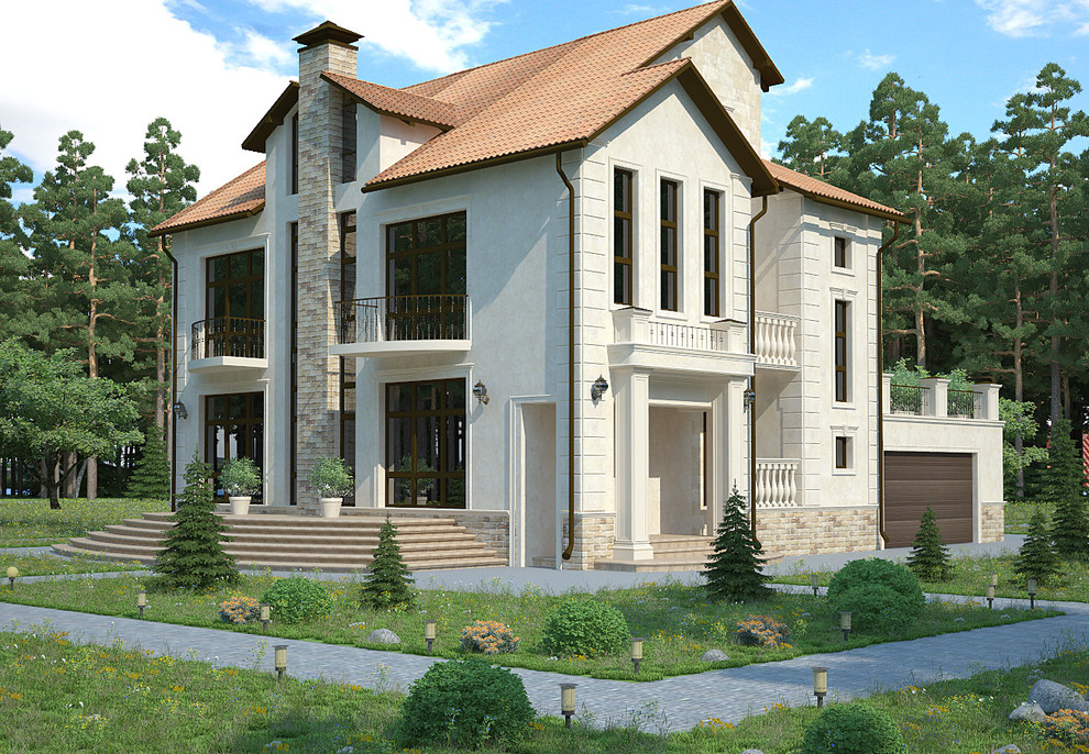 Реконструкция фасада частного дома в г. Москва