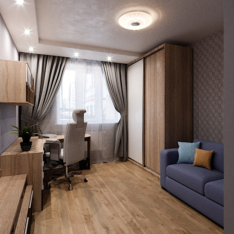 Интерьер 3-комнатной квартиры