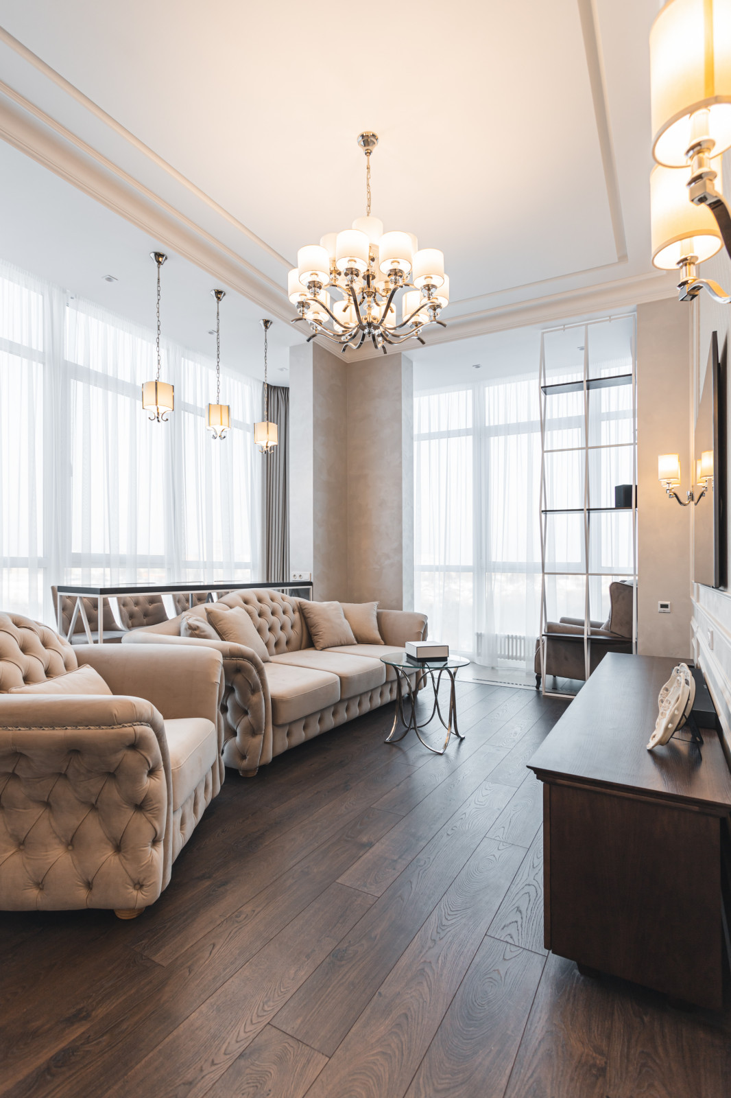 Реализованный интерьер 4-х комнатной квартиры