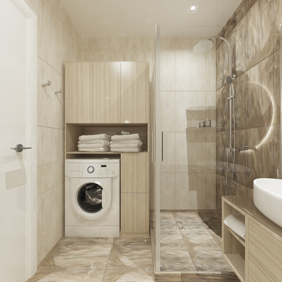 Дизайн-проект ванной комнаты от «Strekoza Design»