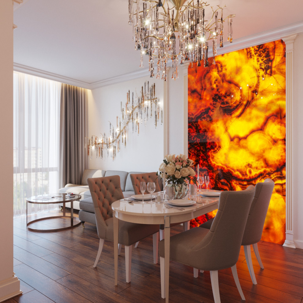 Обложка проекта: Классика с яркими акцентами на 50 кв.м