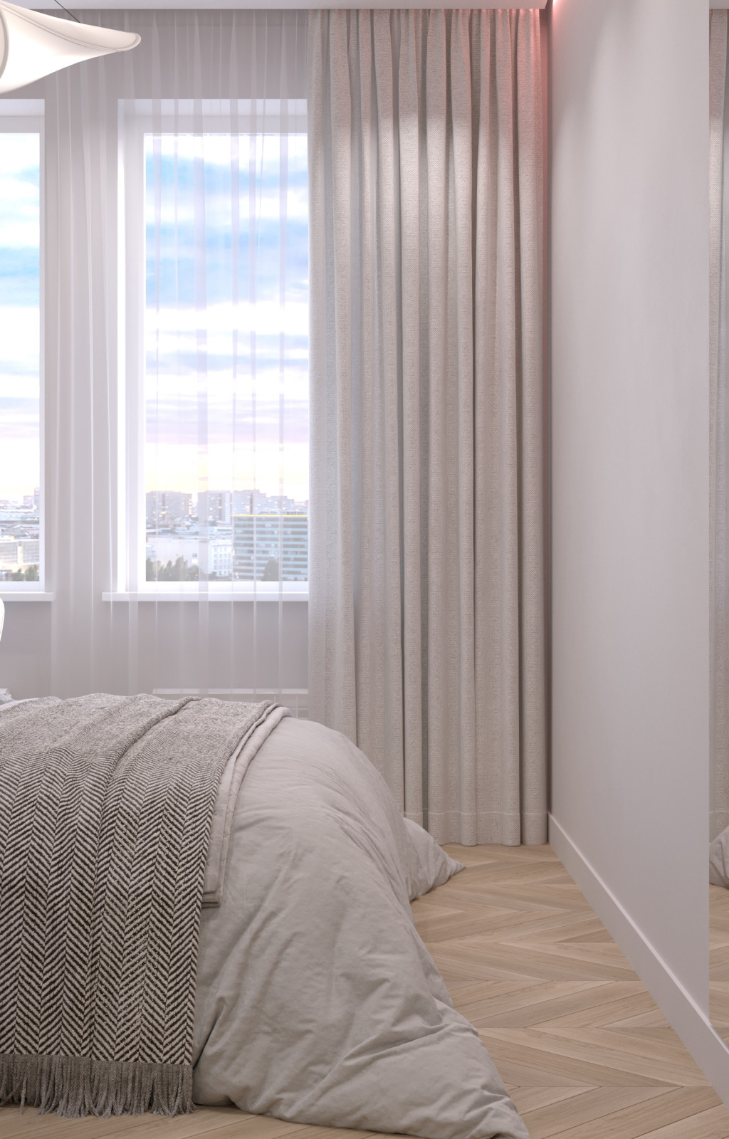 Светлая квартира для молодой пары в ЖК Новый город, 39 кв.м.