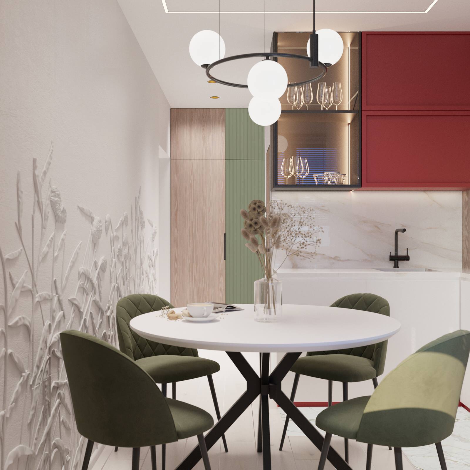 Небольшая уютная квартира расположенная в живописном месте  города