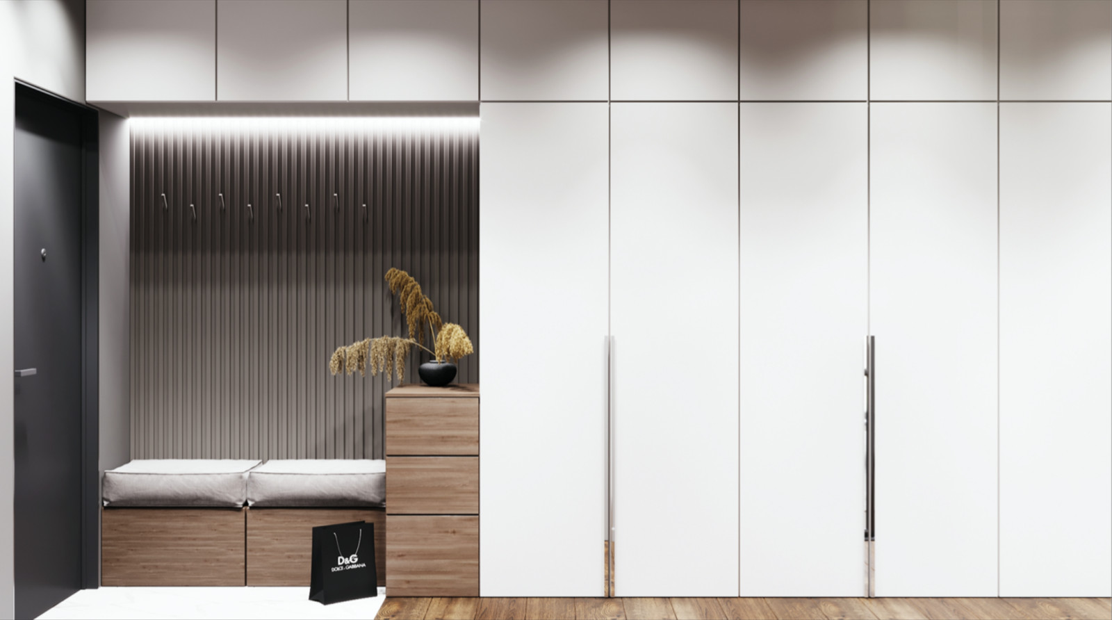 Дизайн проект трехкомнатной квартиры