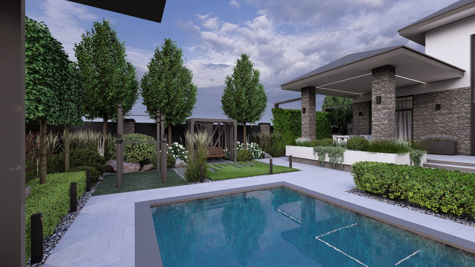 Современный сад в г.Ейск