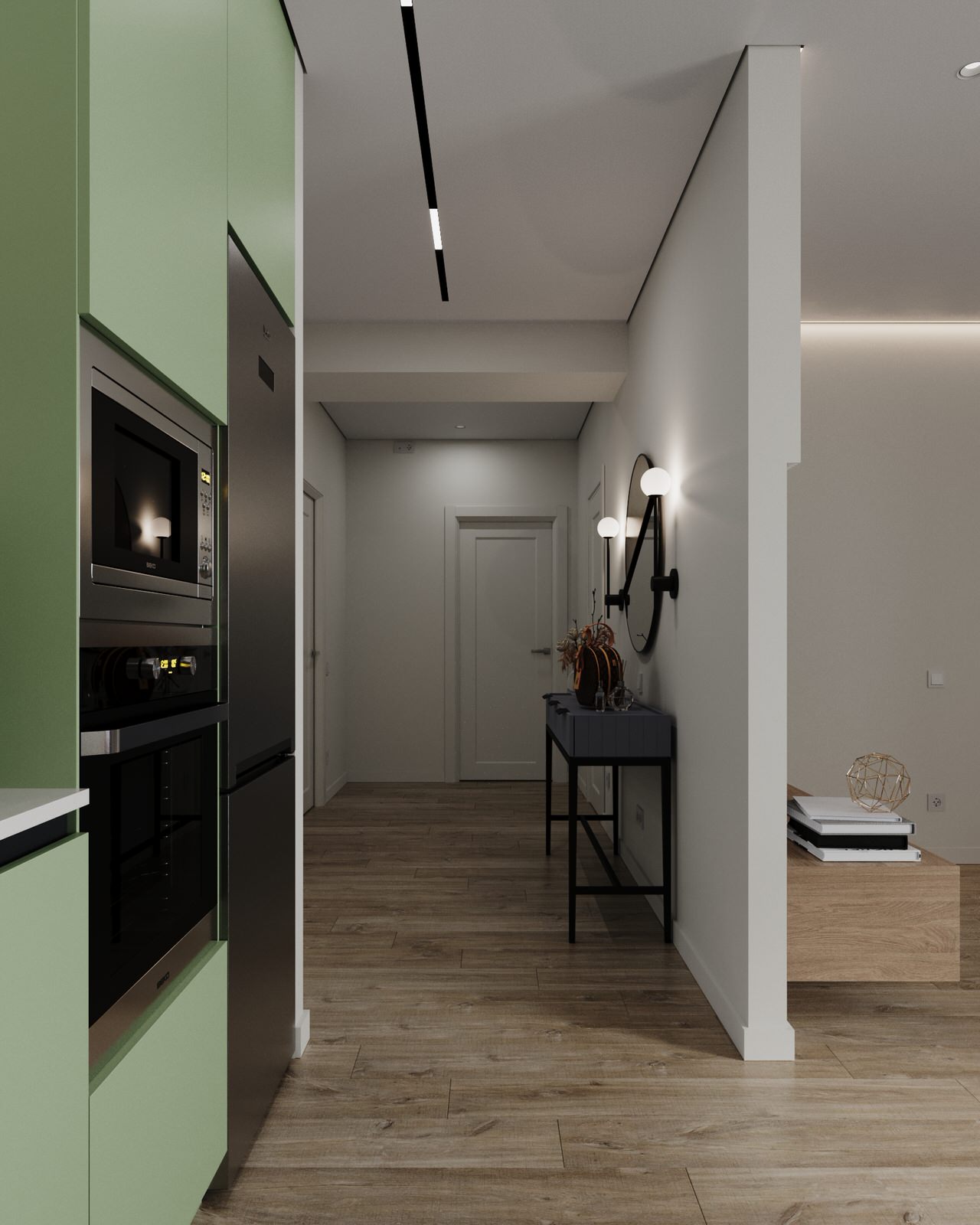 Дизайн проект квартиры 160м