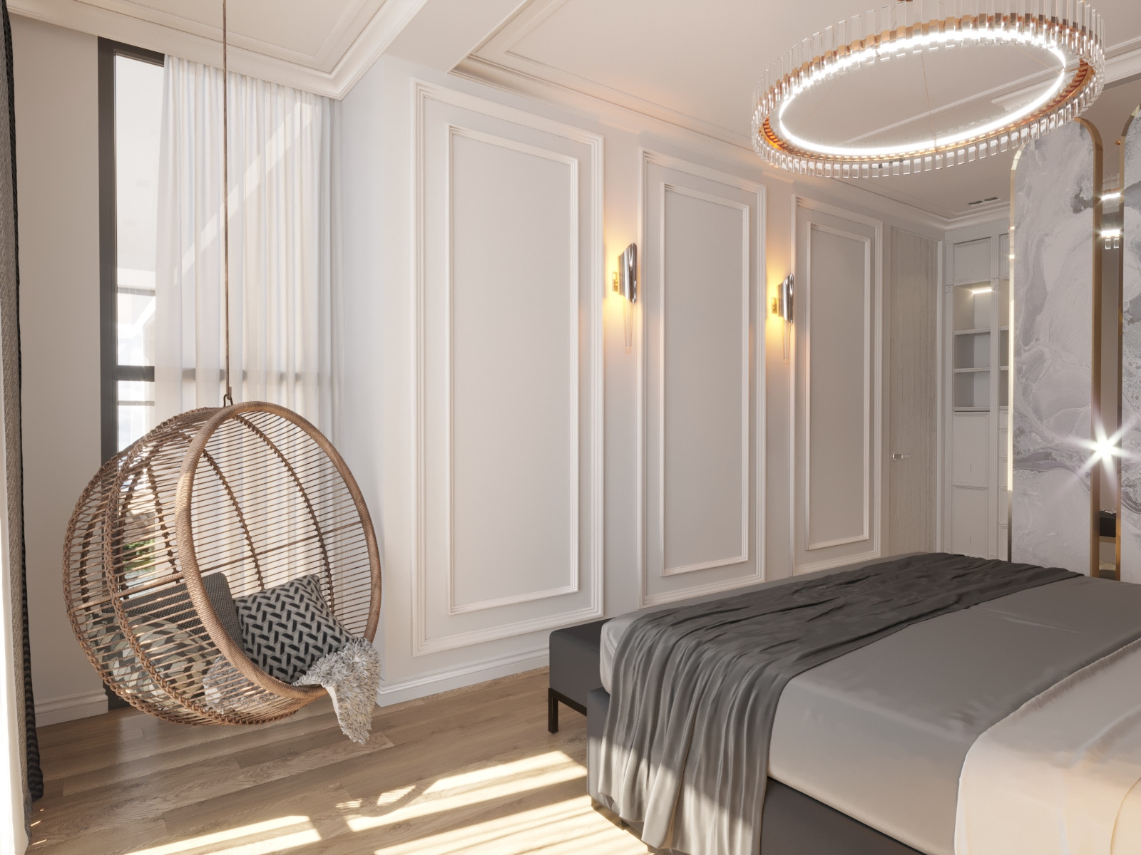 Квартира неоклассика 140м2 г.Новосибирск