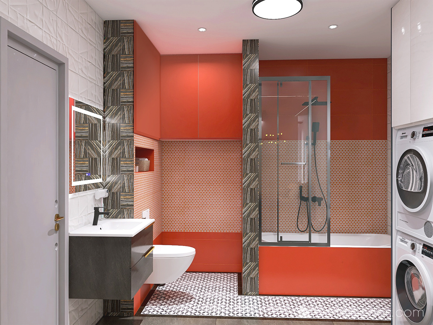 Обложка проекта: ЖК Golden city. Эклектика: модерн & лофт.