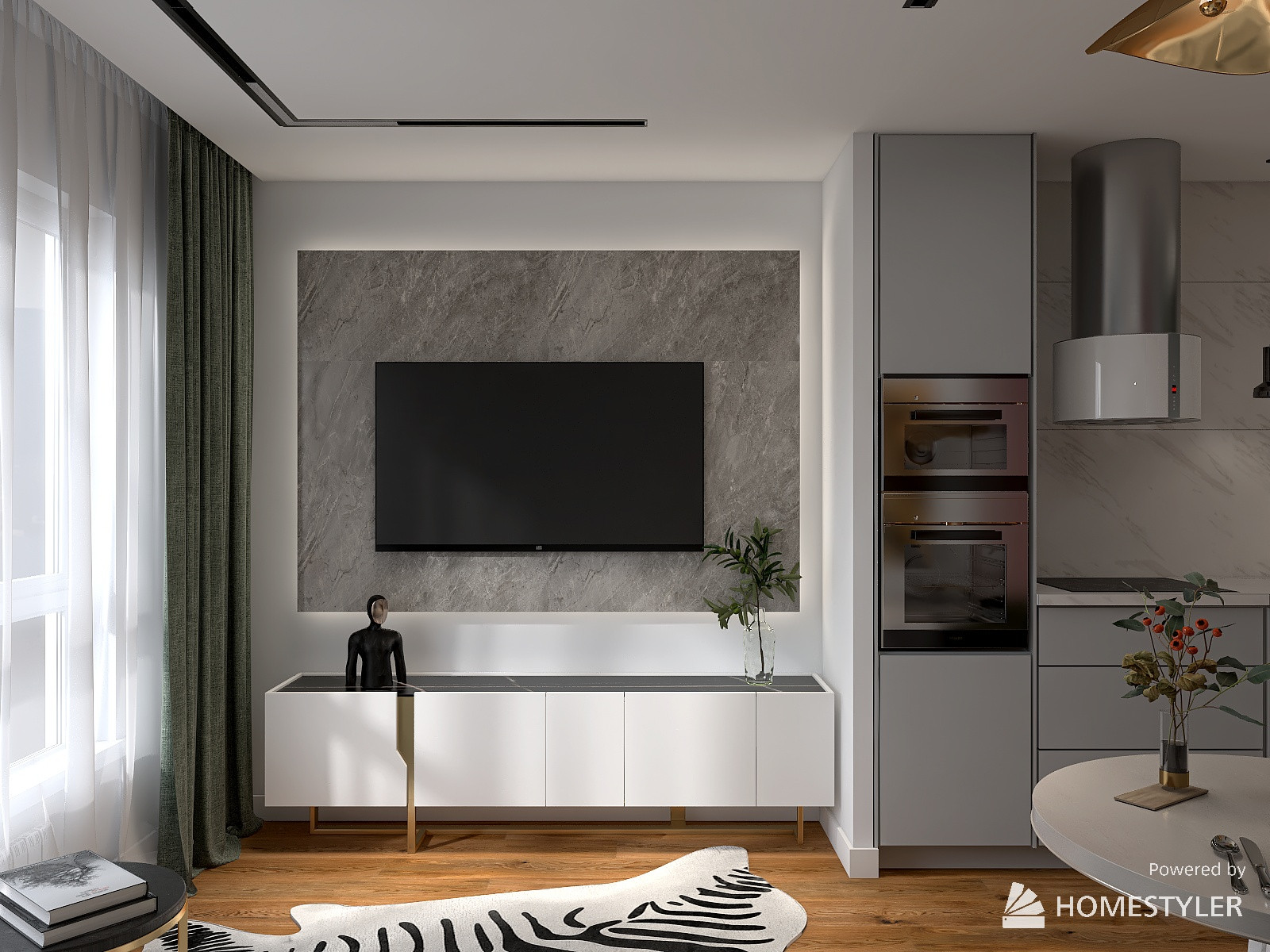 Дизайн-проект квартиры 40 кв.м.