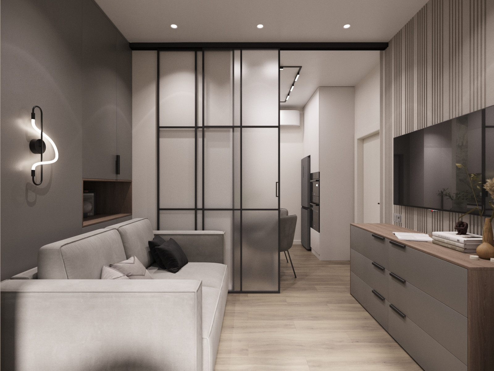 Дизайн интерьера 3х-комнатной квартиры с двумя детскими