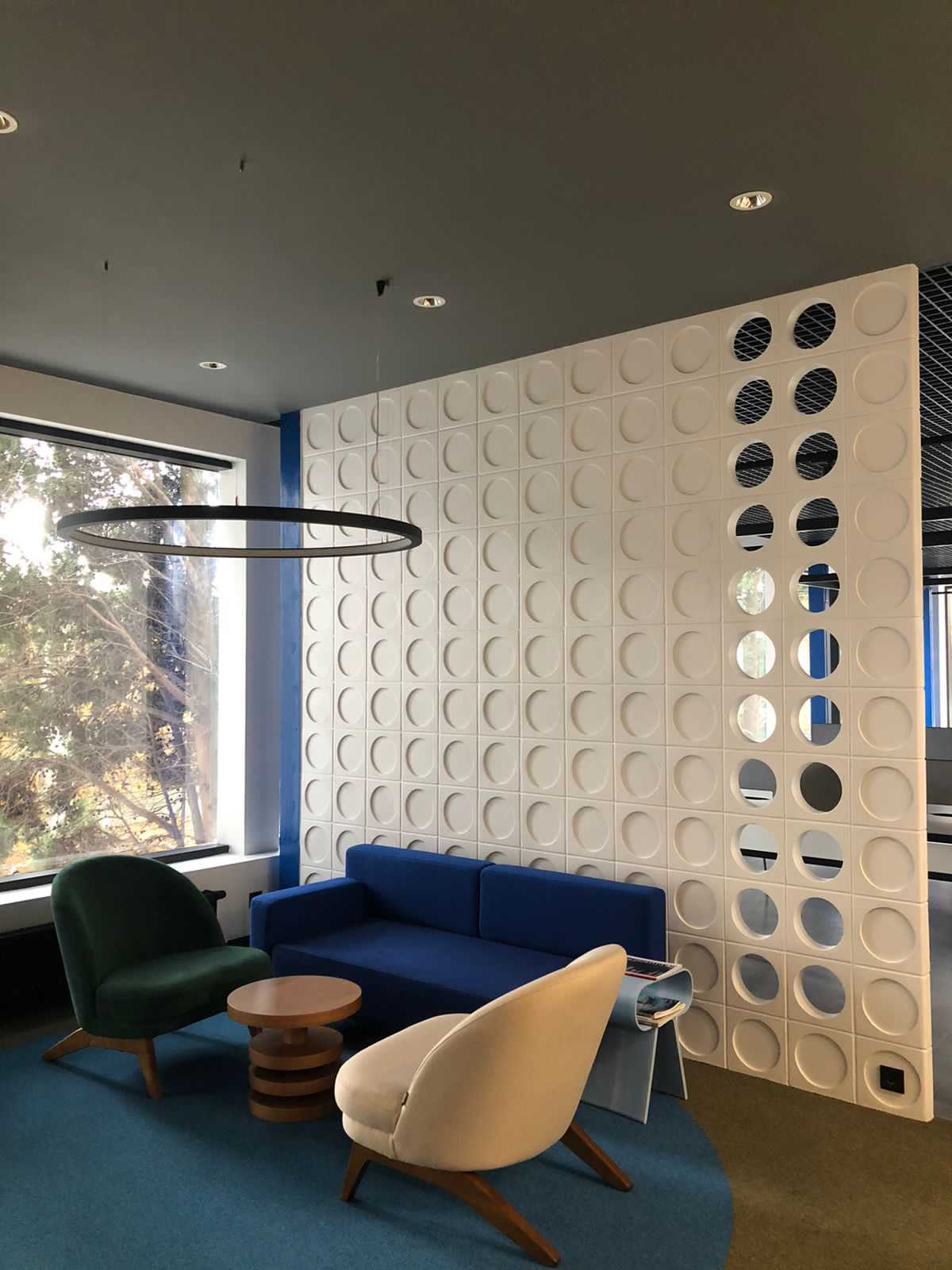 Обложка проекта: Наши бриз-блоки в интерьере отеля Мисхор в Ялте.