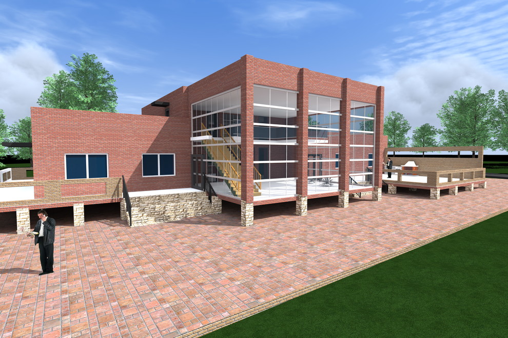 Проект дома на берегу реки