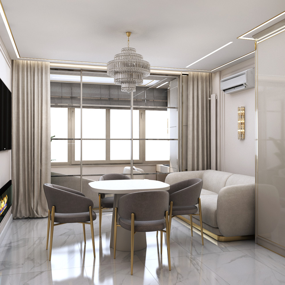 Обложка проекта: Дизайн кухни в классическом стиле