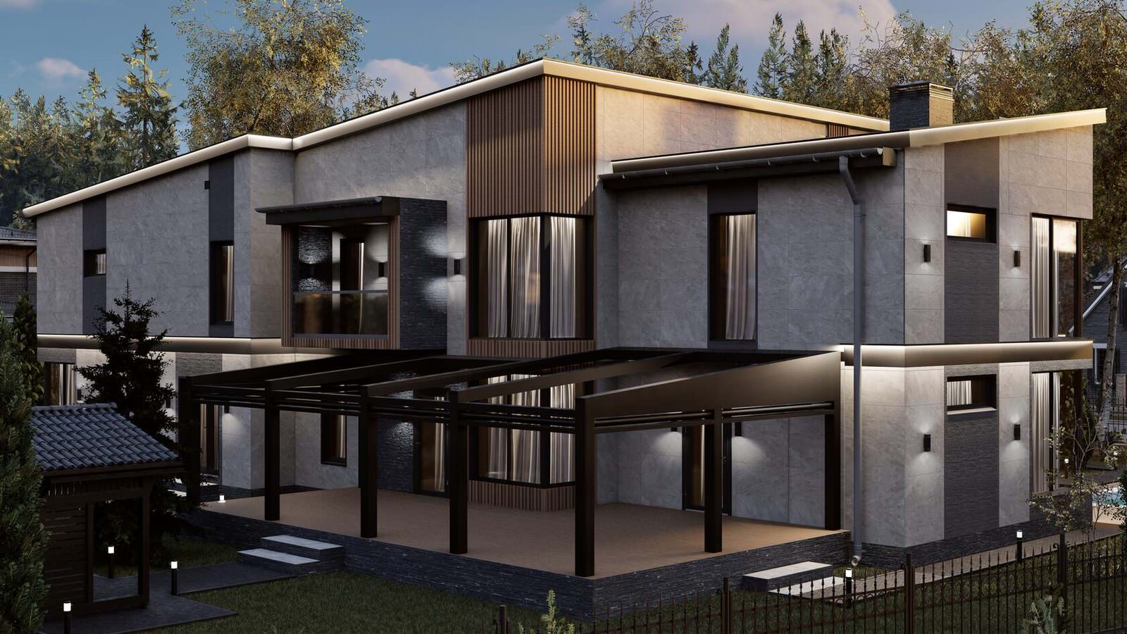 Визуализация дома КП "Монтевиль"