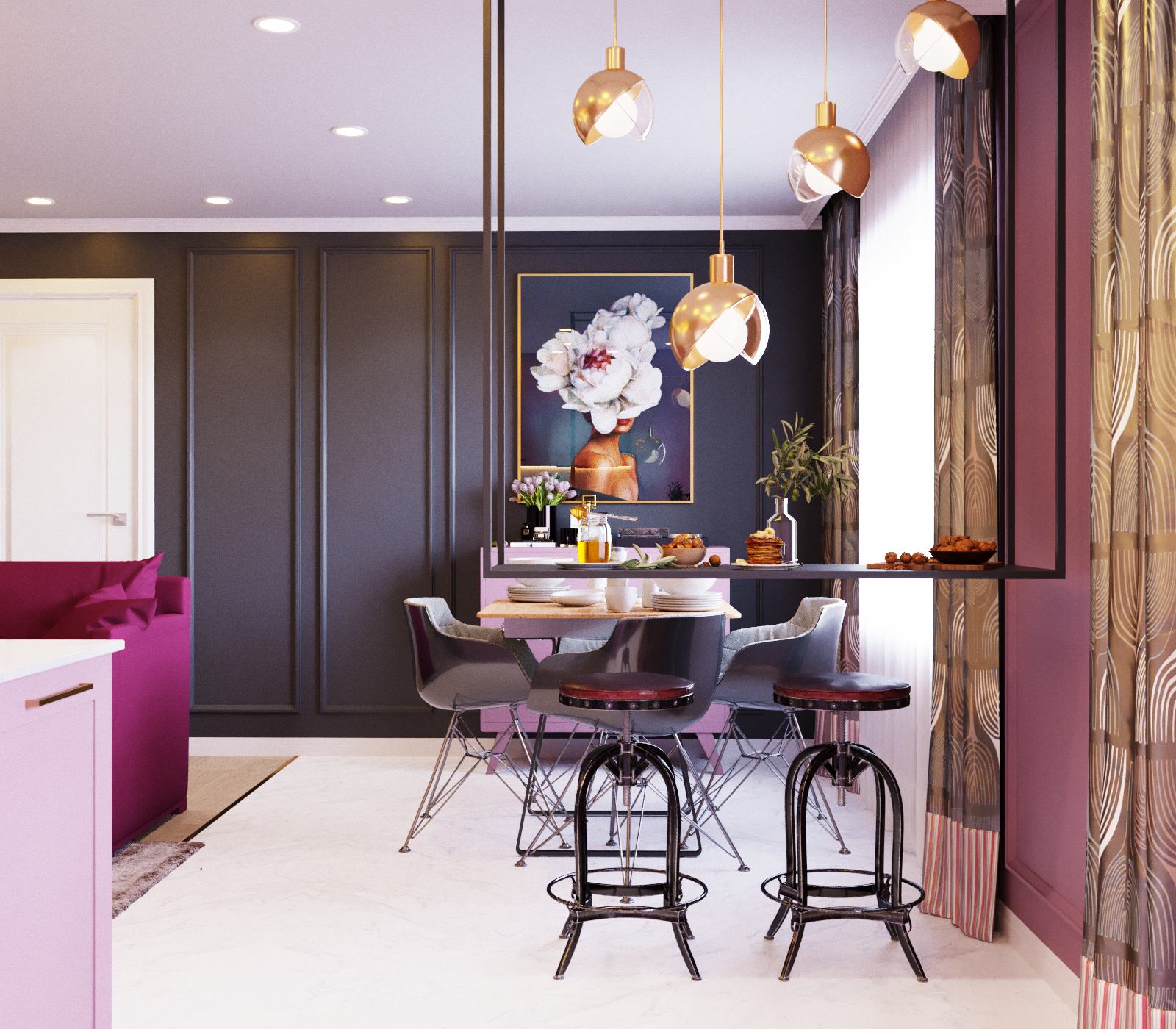 Обложка проекта: Дизайн квартиры для молодой девушки