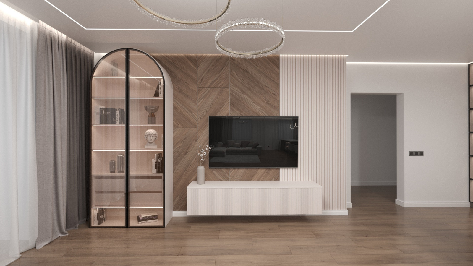 Проект 3-ком. квартиры для молодой пары