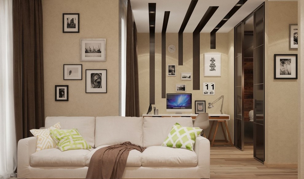 Проект однокомнатной квартиры на молодого человека