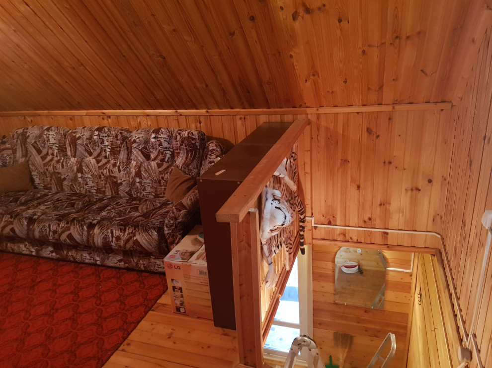 Реконструкция мансардного этажа дачного домамансардный этаж