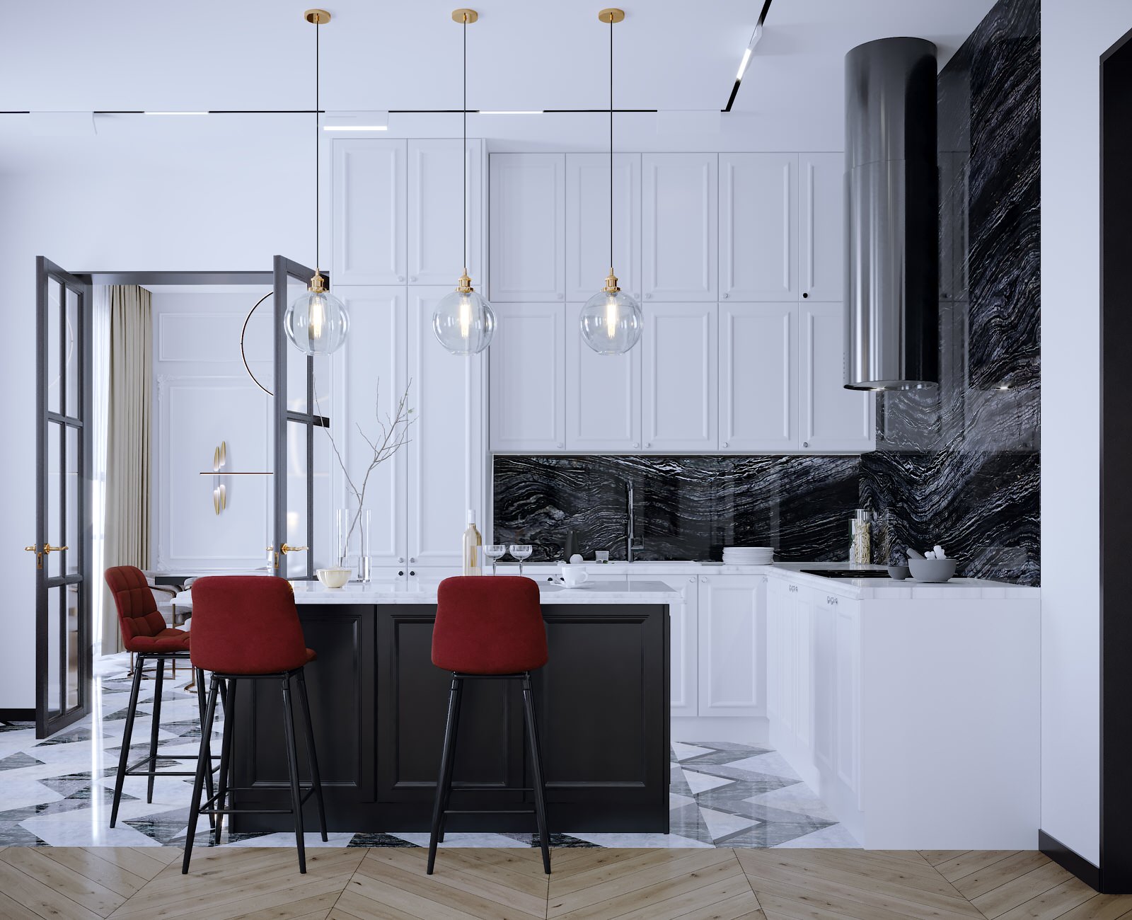 Дизайн-проект частной квартиры ЖК Династия.