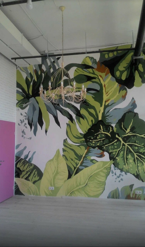 Обложка проекта: Роспись стен в салоне красоты