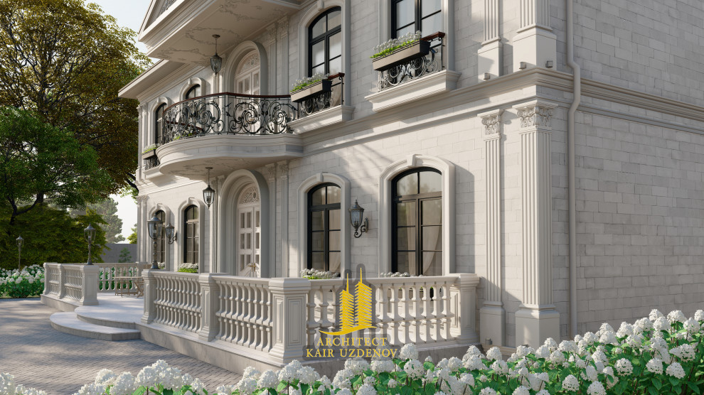 Проект дома в стиле Французский ренесанс