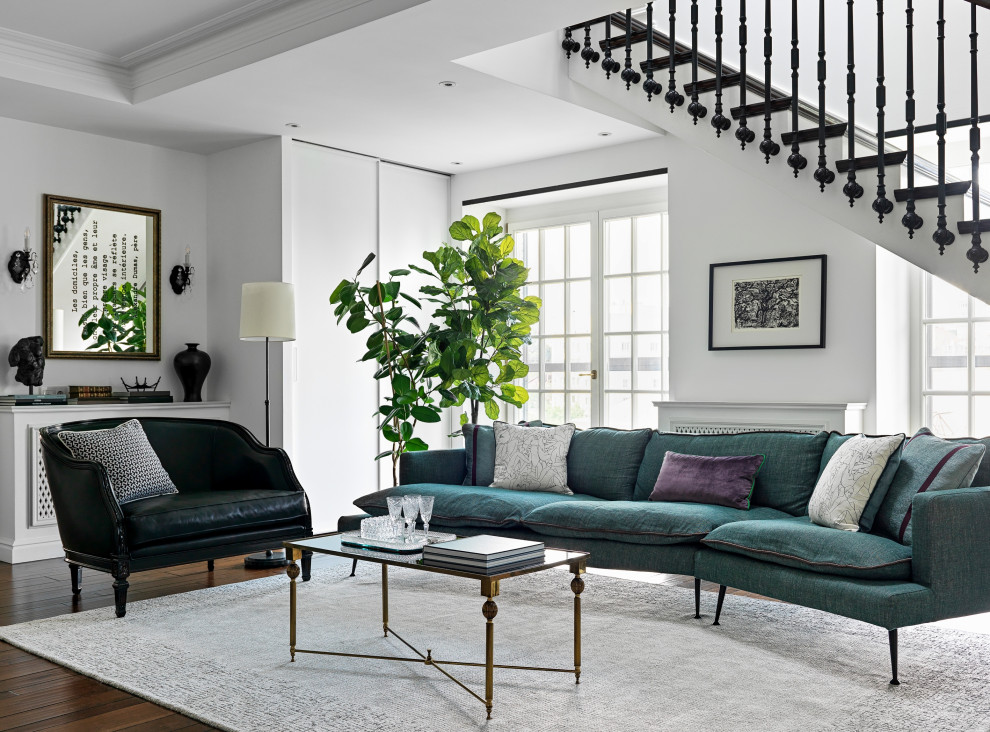 Двухуровневая квартира с мансардой во французском стиле