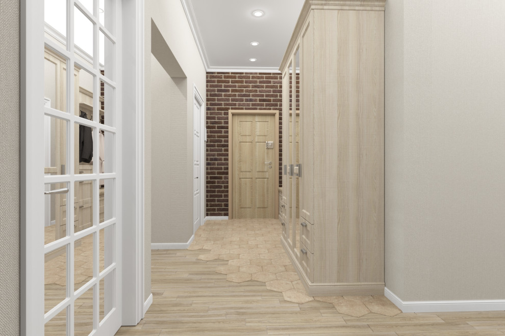 Дизайн прихожей  в ЖК "Аврора-парк", г.Краснодар