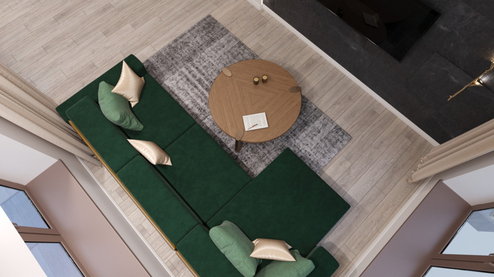 Кухня-гостиная в частном доме