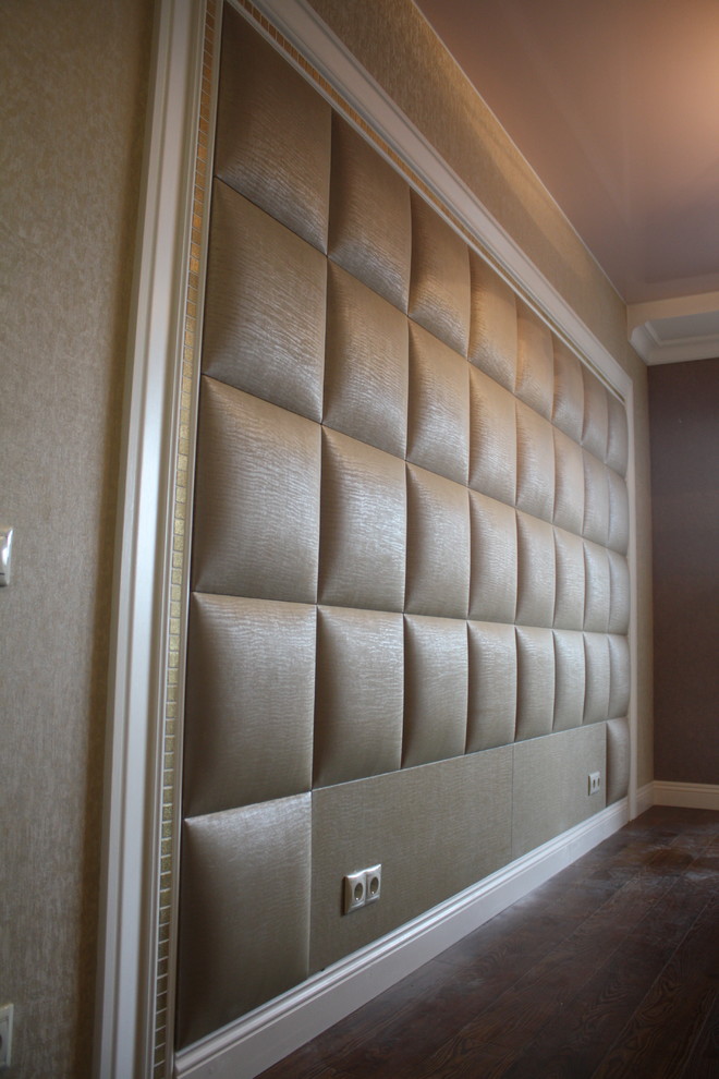 Leather wall panel