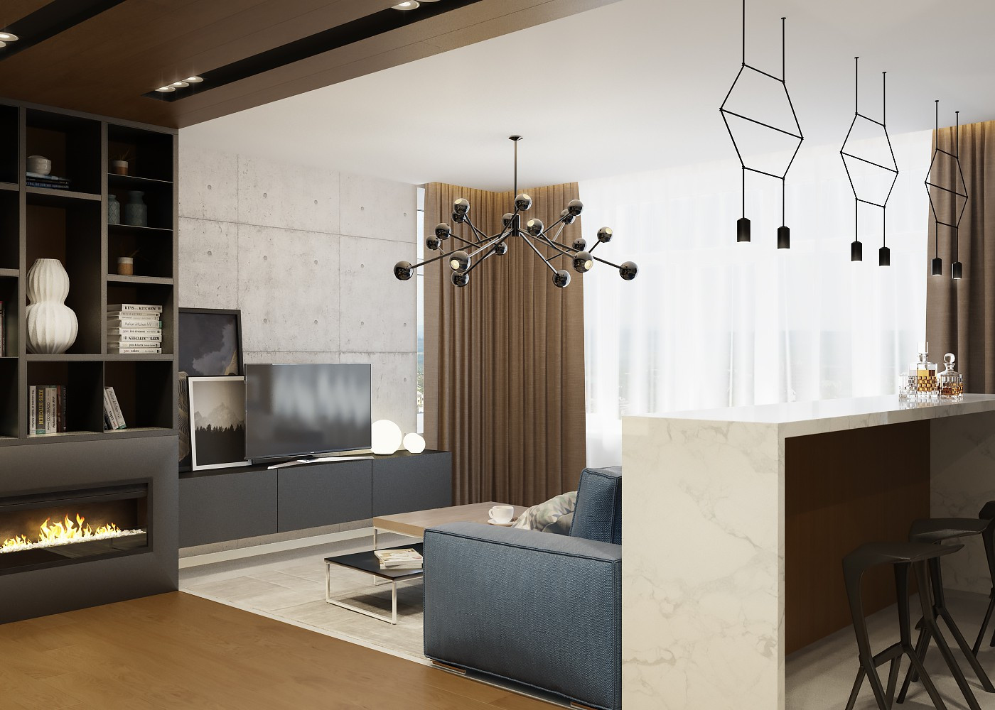 Стильные апартаменты для делового человека