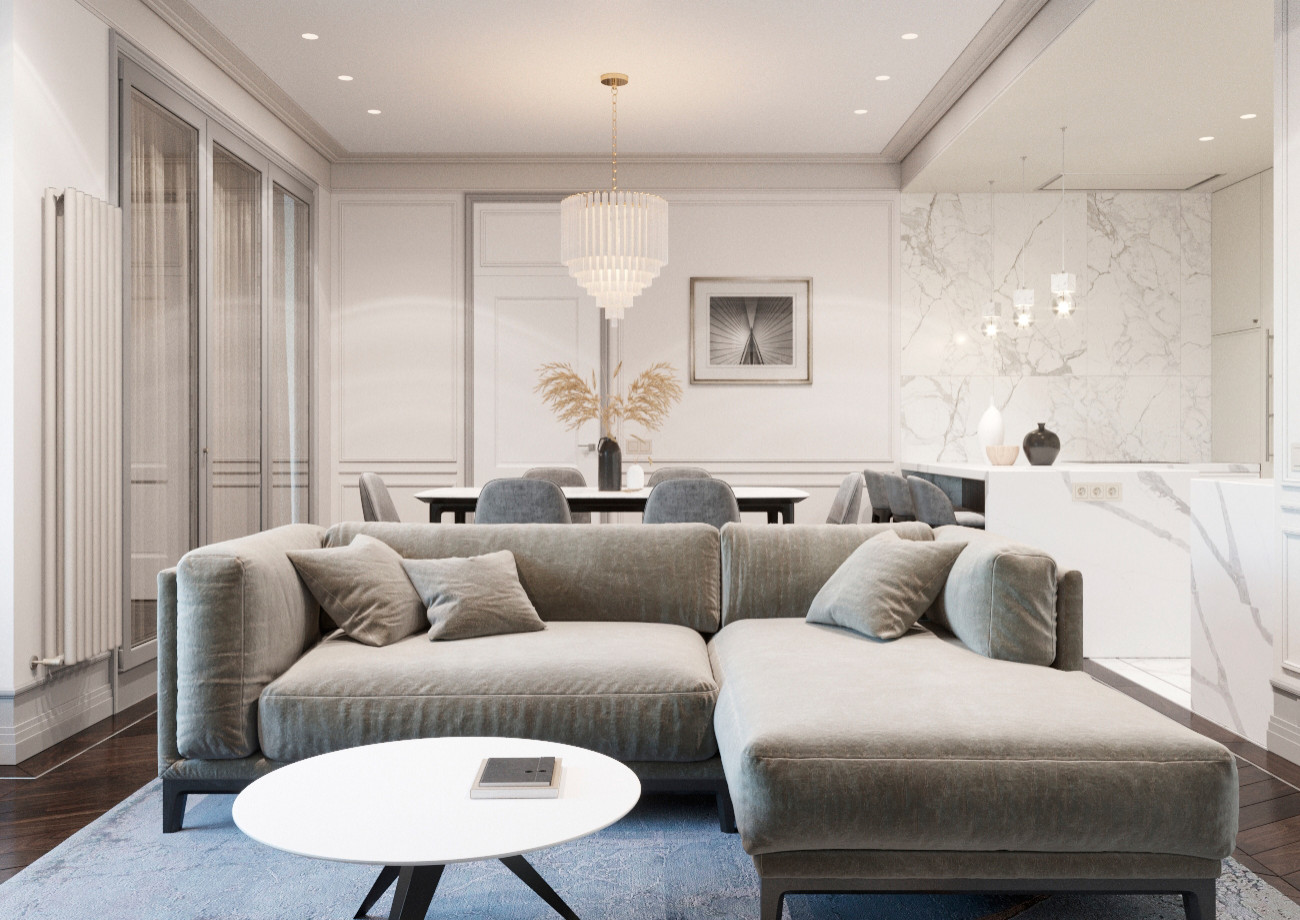 Свежая классика в светлых тонах