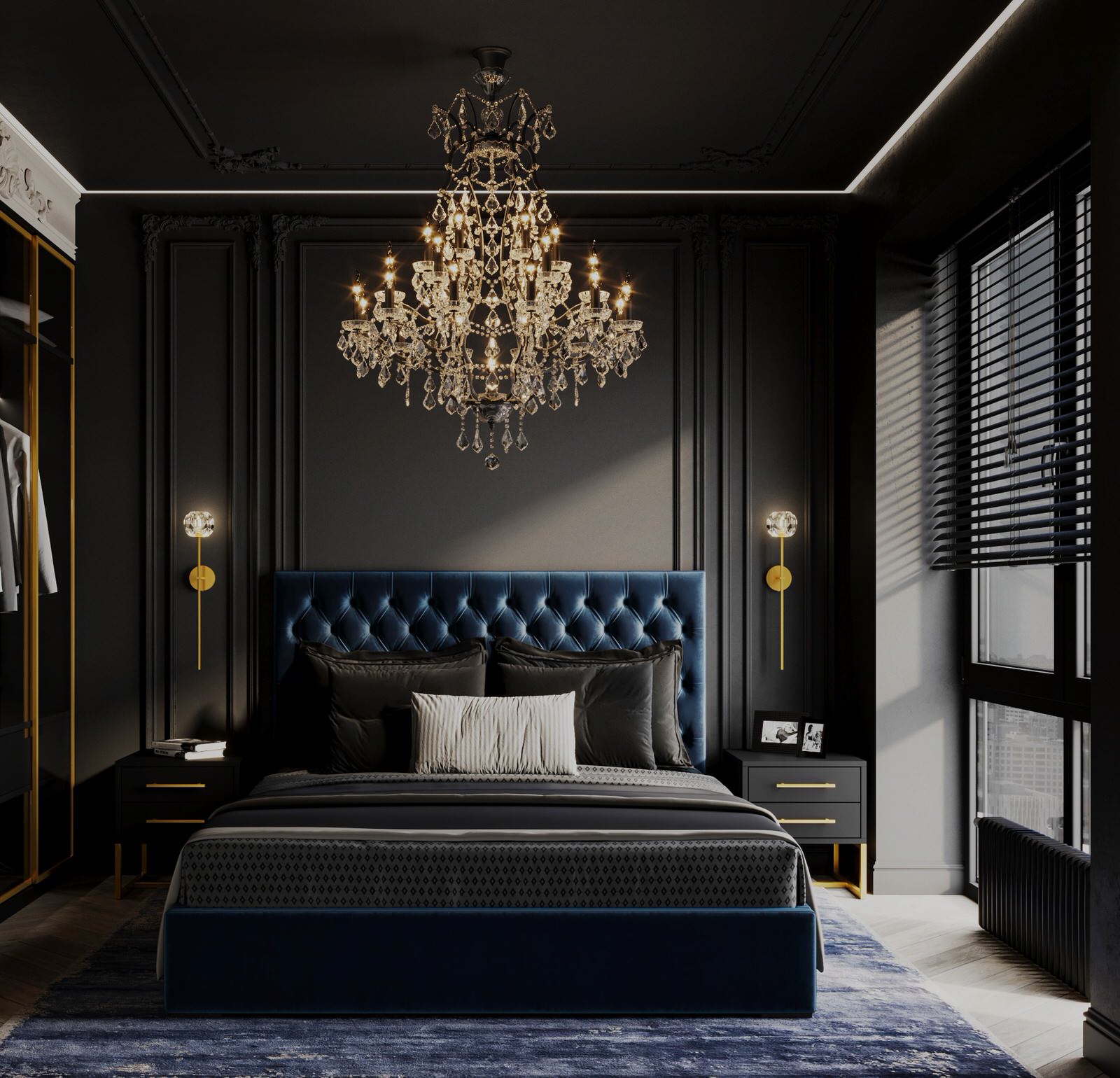 Интерьер, где царит ночь