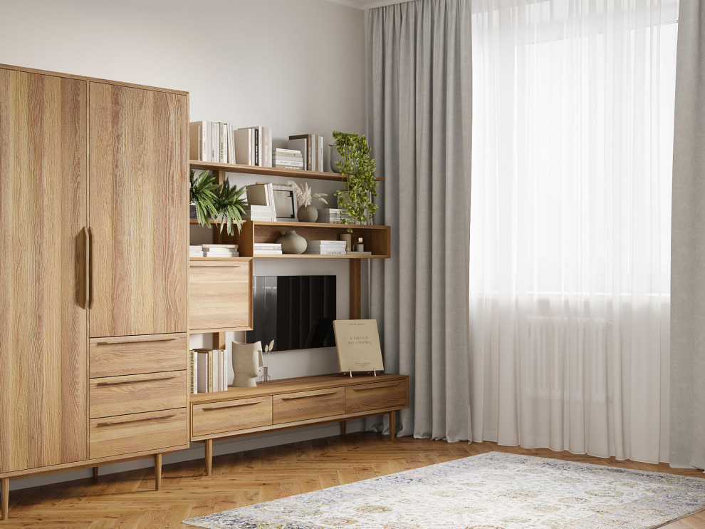 Квартира на Кутузовском проспекте с элементами ретро