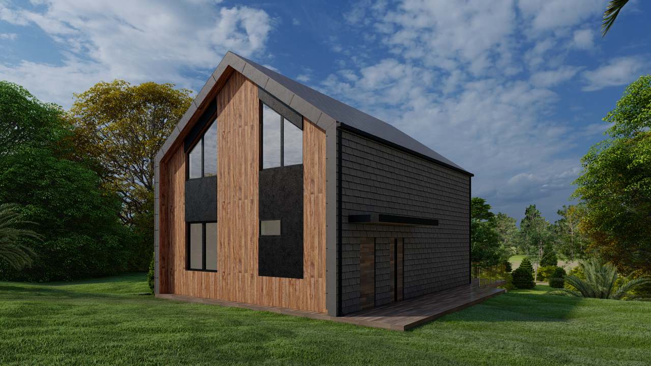 Стиль барнхаус– дом (S 188 м2 )