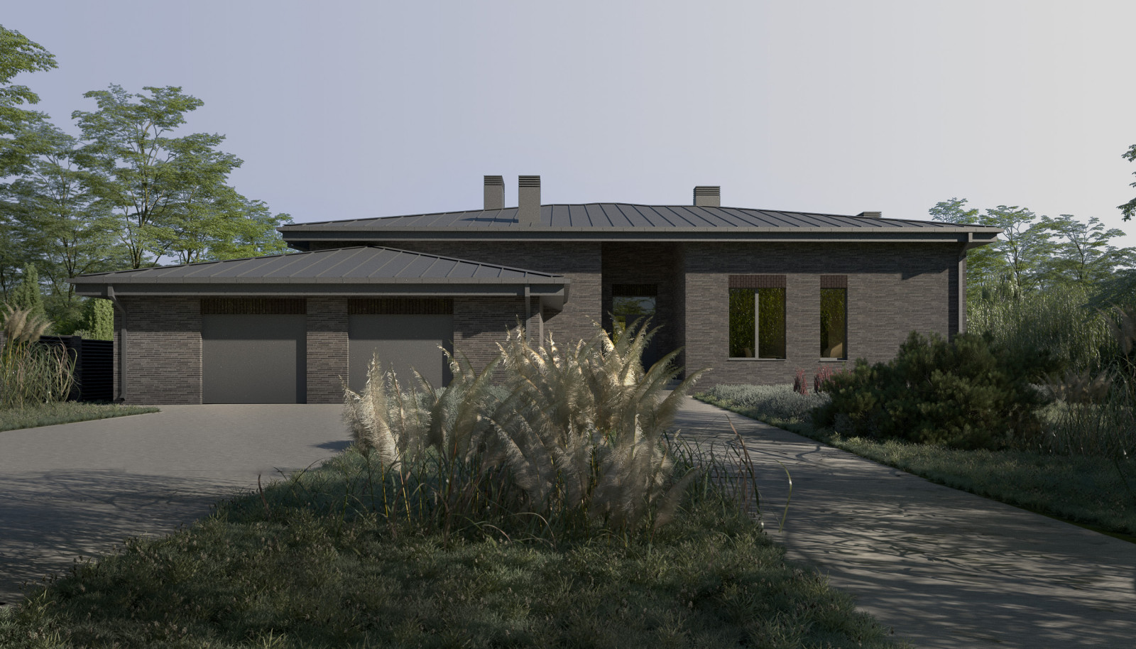 Дом с видом на рощу