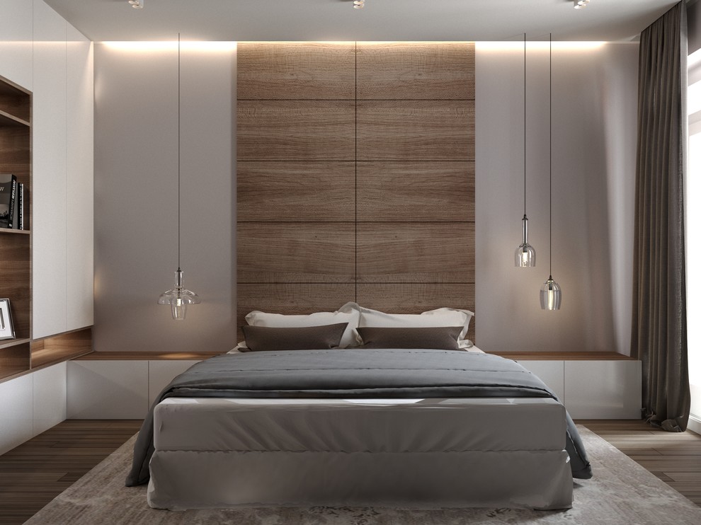 Квартира в современном стиле с яркими акцентами