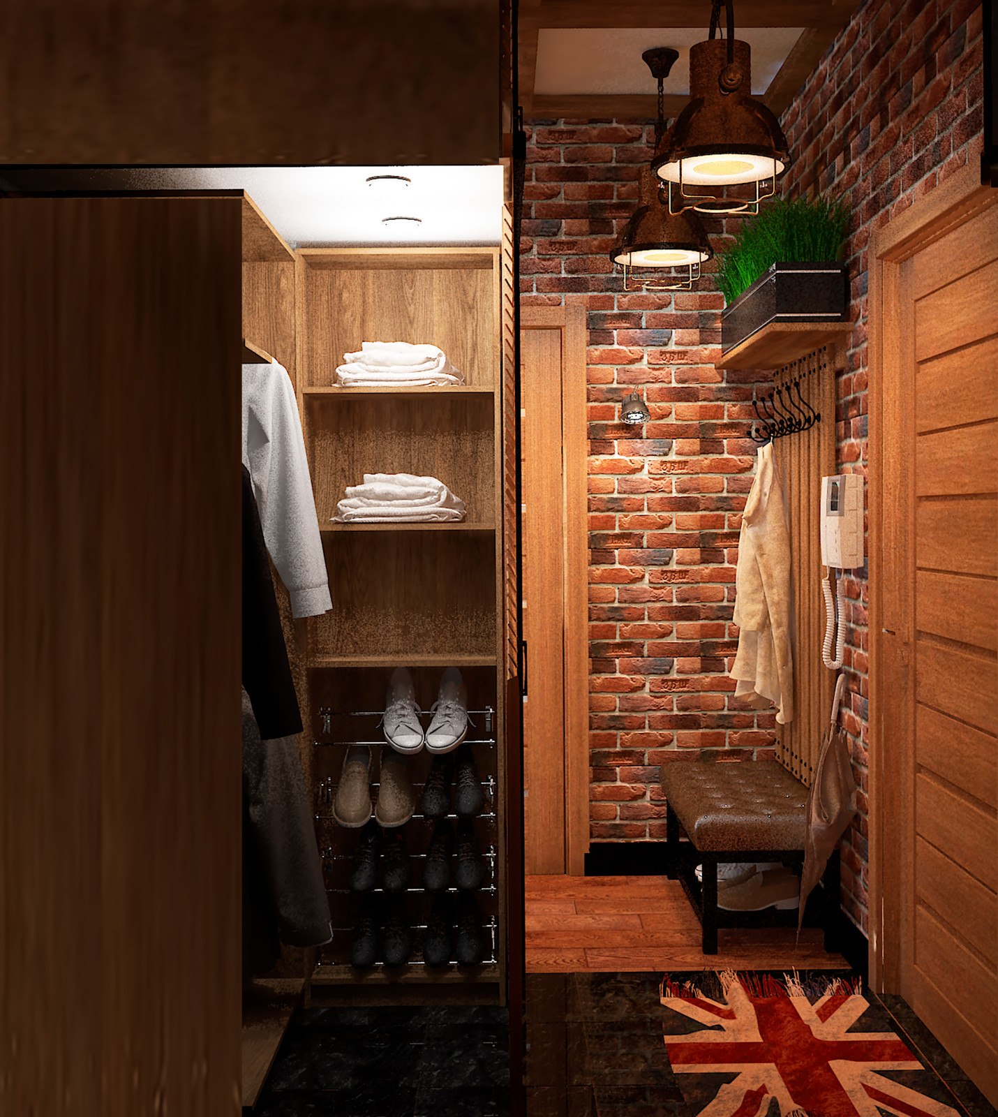 Малогабаритная квартира в стиле лофт