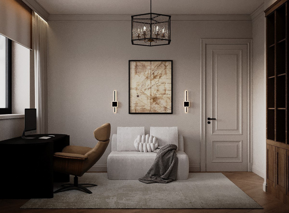 Дизайн интерьера дома в стиле Нео-классика с элементами дизайнерских решений