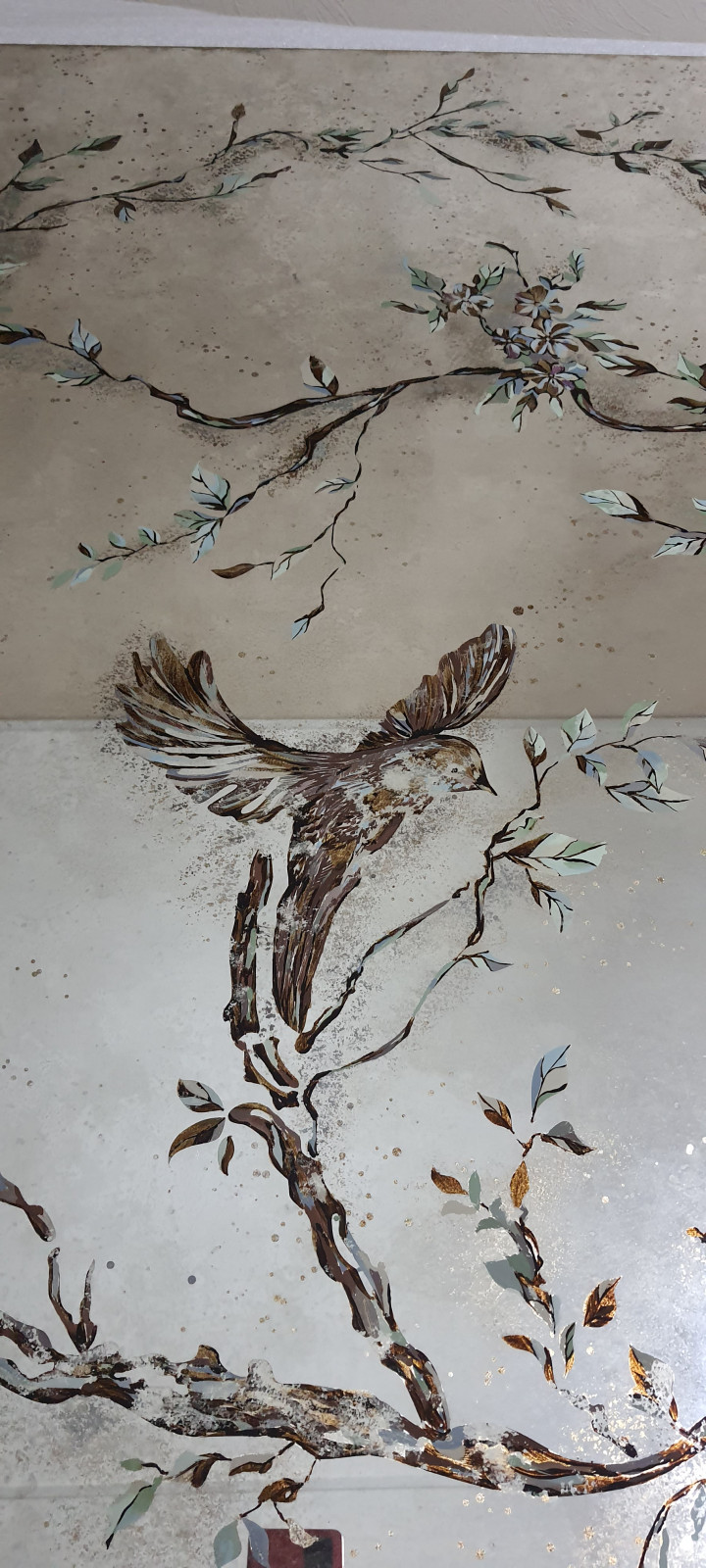 Обложка проекта: Роспись состаренного зеркала