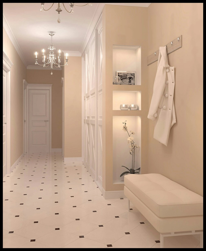 Дизайн интерьера квартиры в Москве в классическом стиле